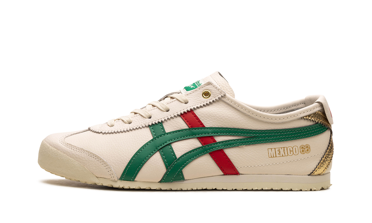 Onitsuka Tiger Mexico 66 Sneakers - Birch Kale Red Gold | 1183B511 200