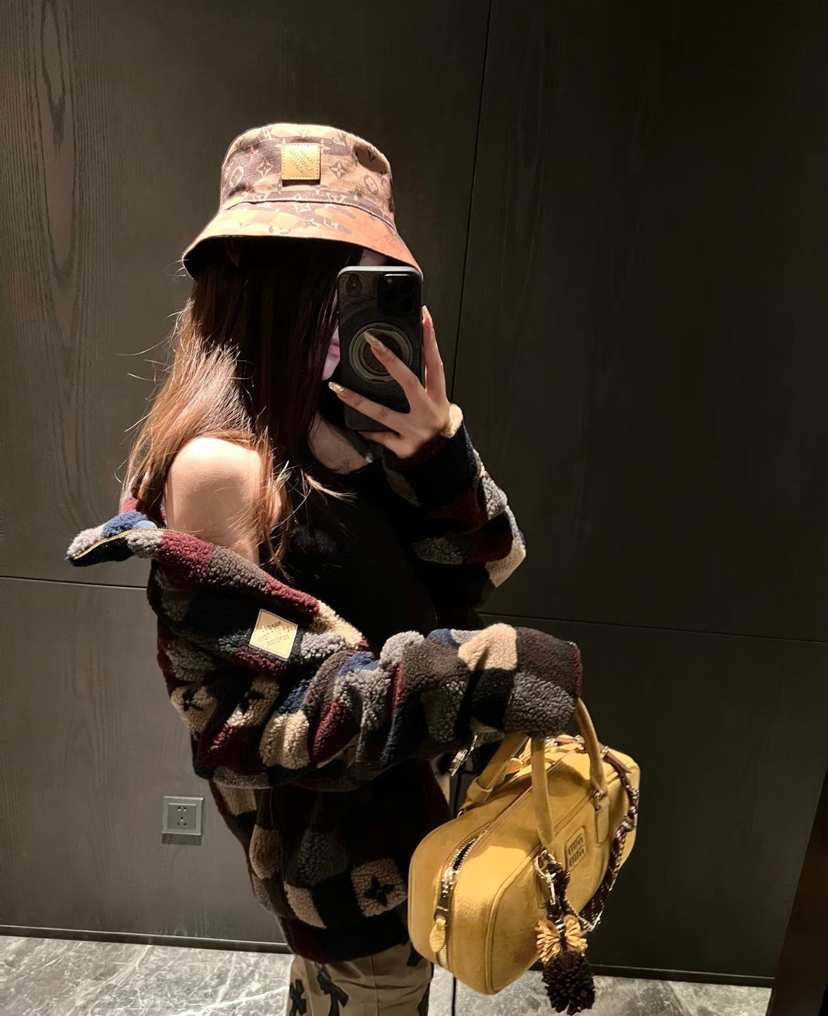 Louis Vuitton Double-Sided Camouflage Bucket Hat